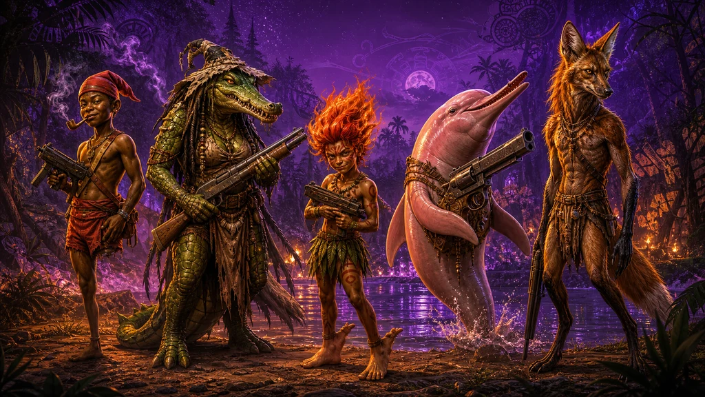 Mythic faction characters in TABAJARA