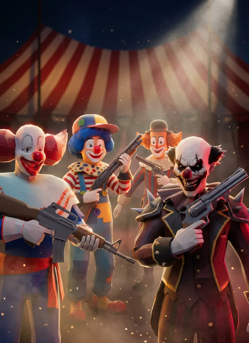 Clowns faction characters in TABAJARA