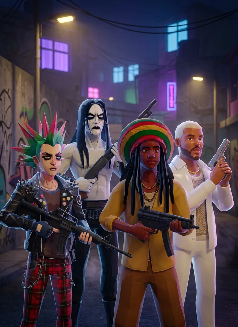 Urban Tribes faction characters in TABAJARA